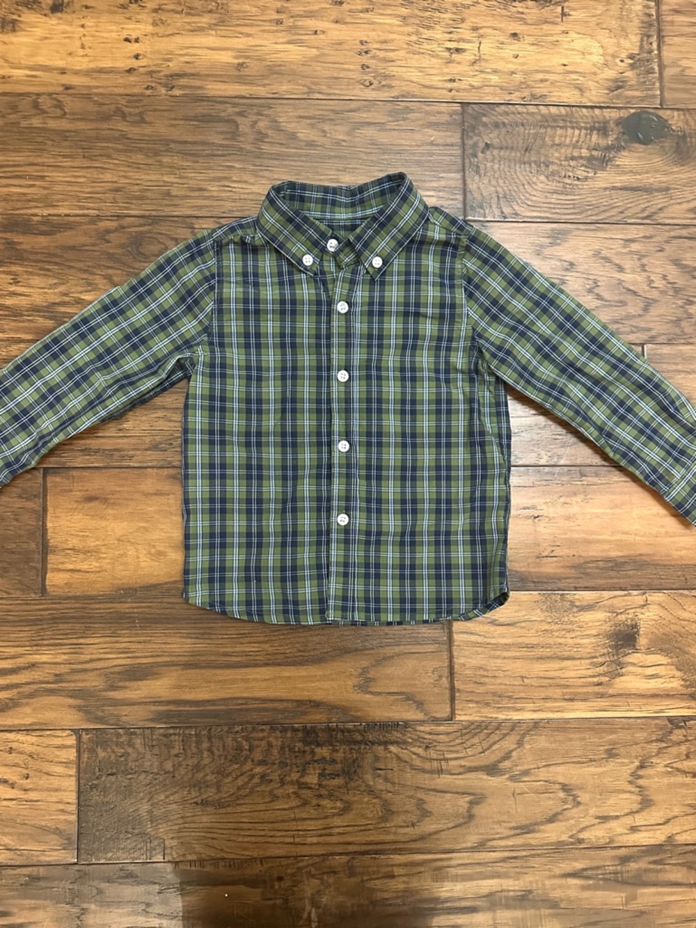 EUC Hollis Baker Boys' Plaid Button-Down Shirt